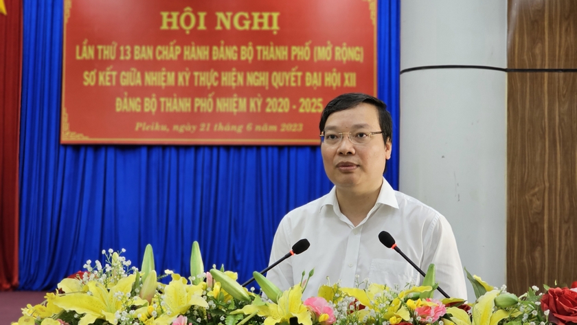 Chủ tịch UBND tỉnh Trương Hải Long: Pleiku cần thực hiện tốt công tác bồi thường, hỗ trợ, tái định cư