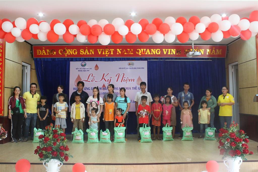 KỶ NIỆM HƯỞNG ỨNG 33 NĂM NGÀY THALASSEMIA THẾ GIỚI 